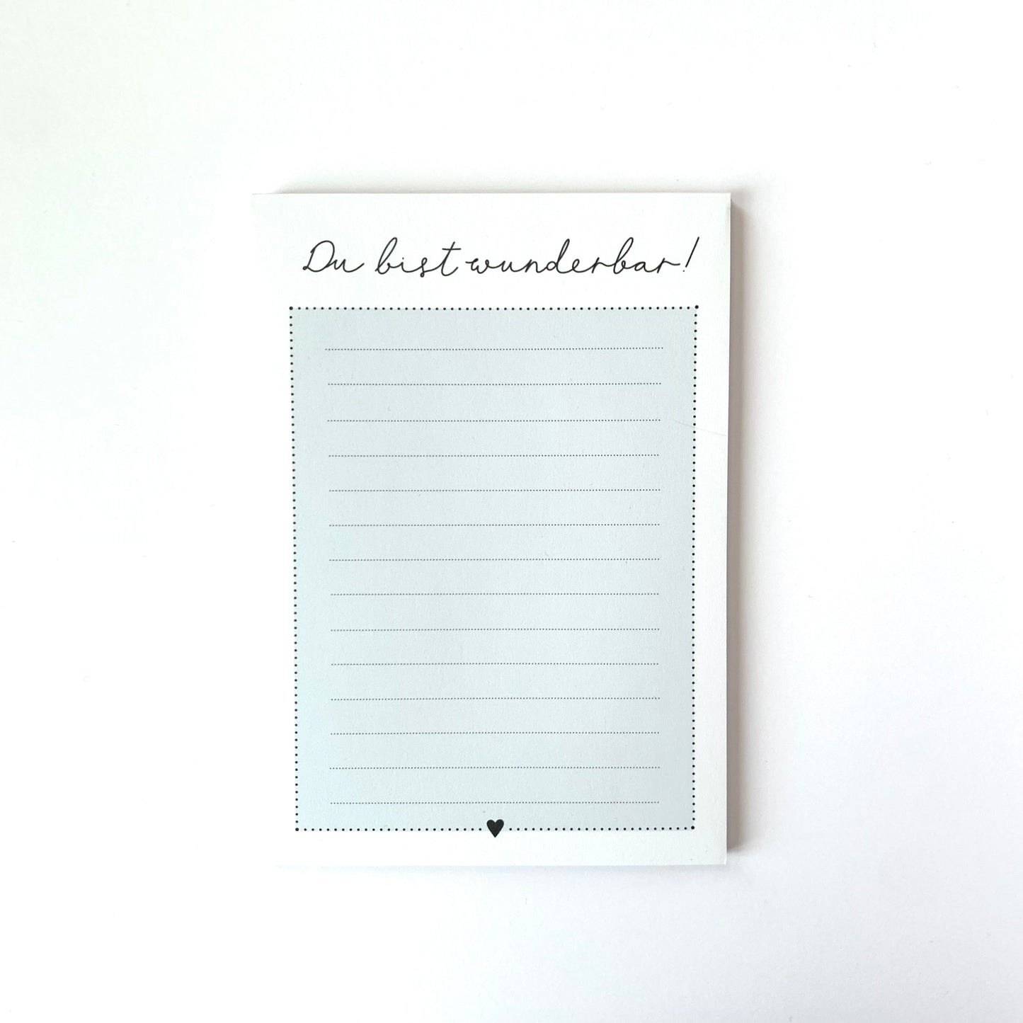Notizblock / TO-DO-Liste 'Wunderbar'