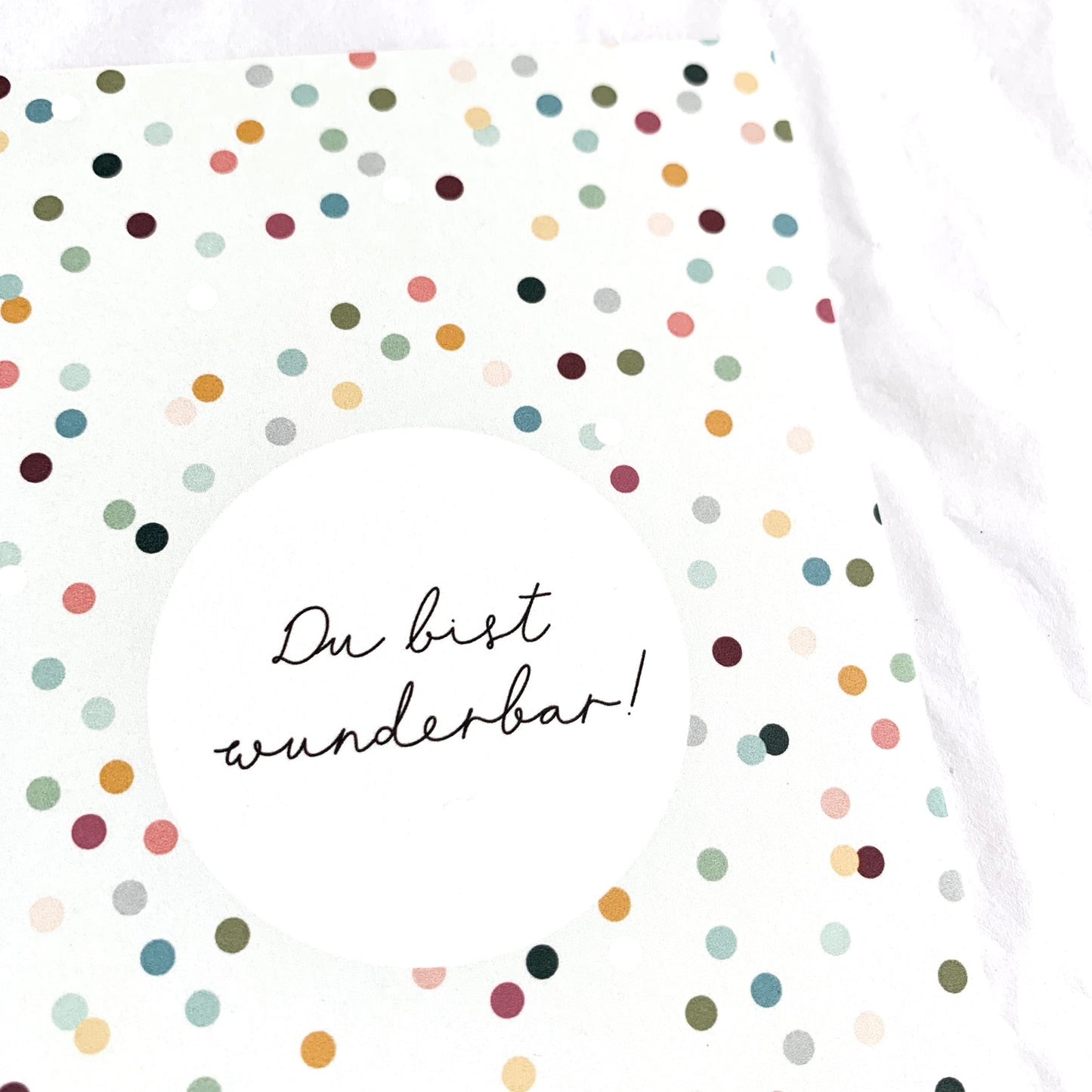 Postkarte 'Du bist wunderbar'