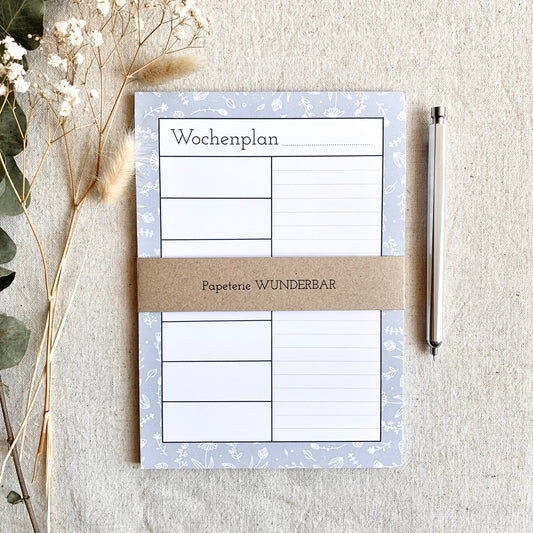 Wochenplan 'Blumenwiese'