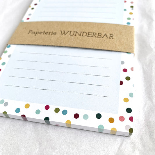 Notizblock 'Konfetti'