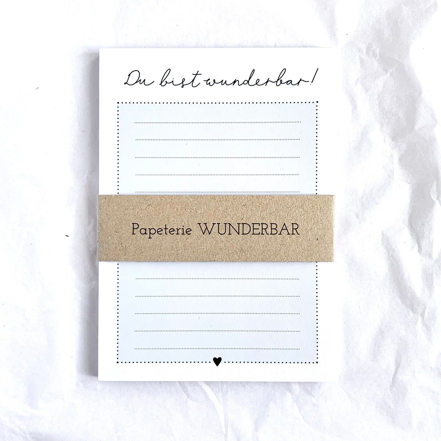 Notizblock 'Du bist wunderbar'