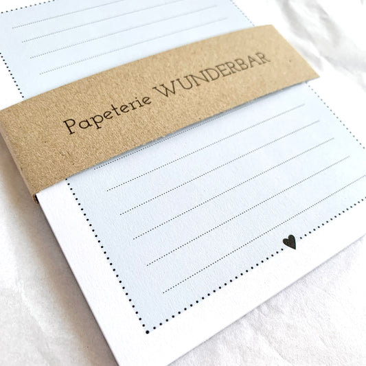 Notizblock 'Wunderbar'