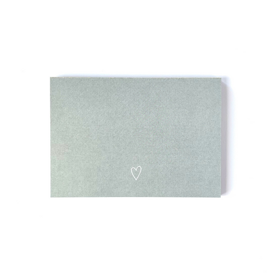 Notizblock / Memopad 'Herz'