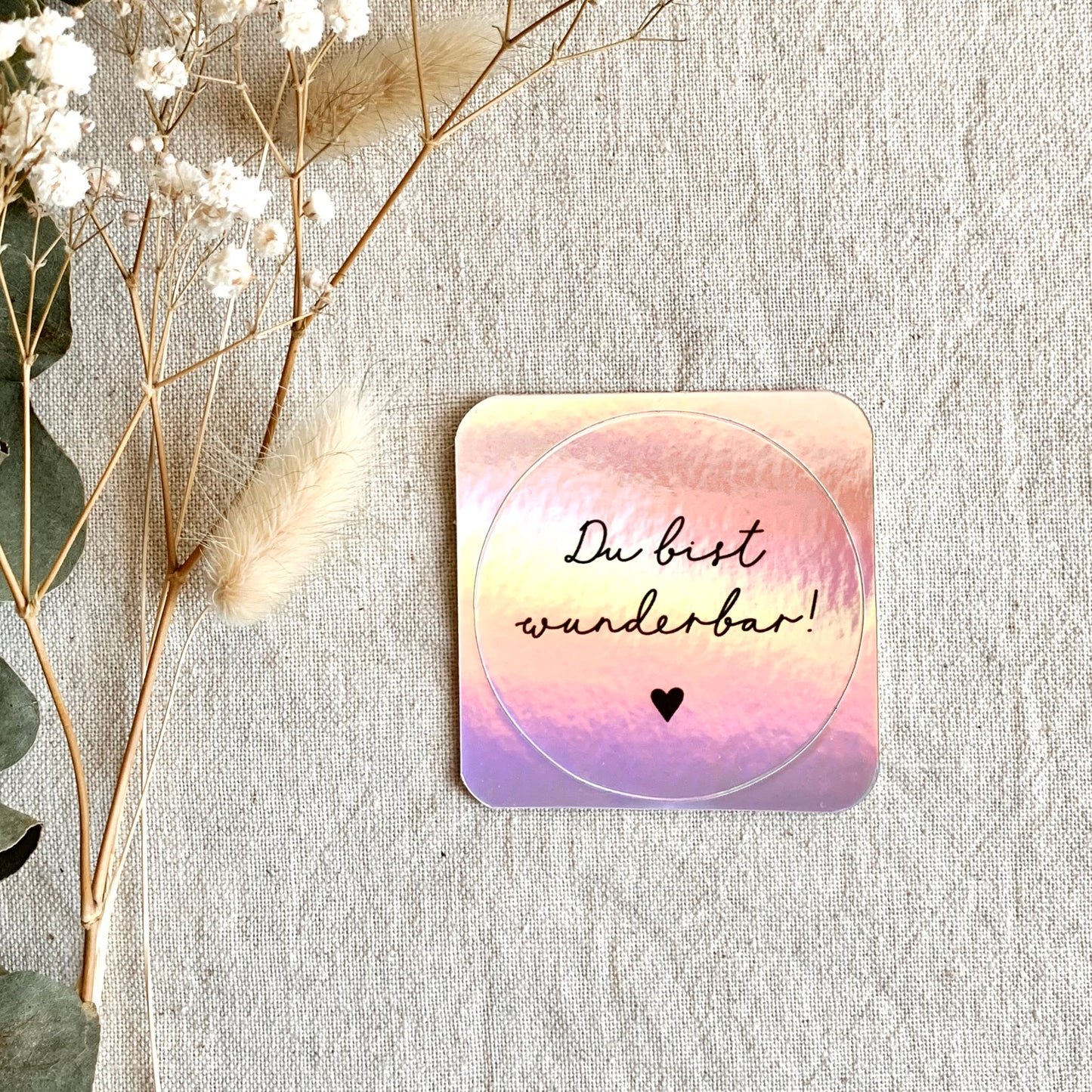 Sticker 'Du bist wunderbar'