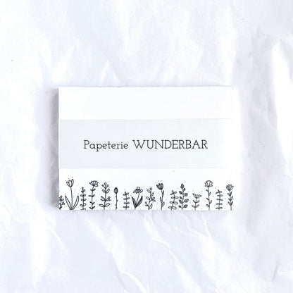 Memopad 'Blumenwiese'