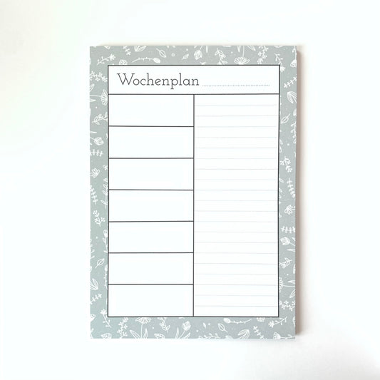 Wochenplan 'Blumenwiese'
